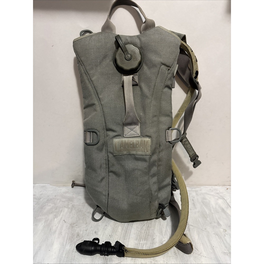 CamelBak Hydration Pack Grayish Green with Bladder 18 Inch Hiking Backpack